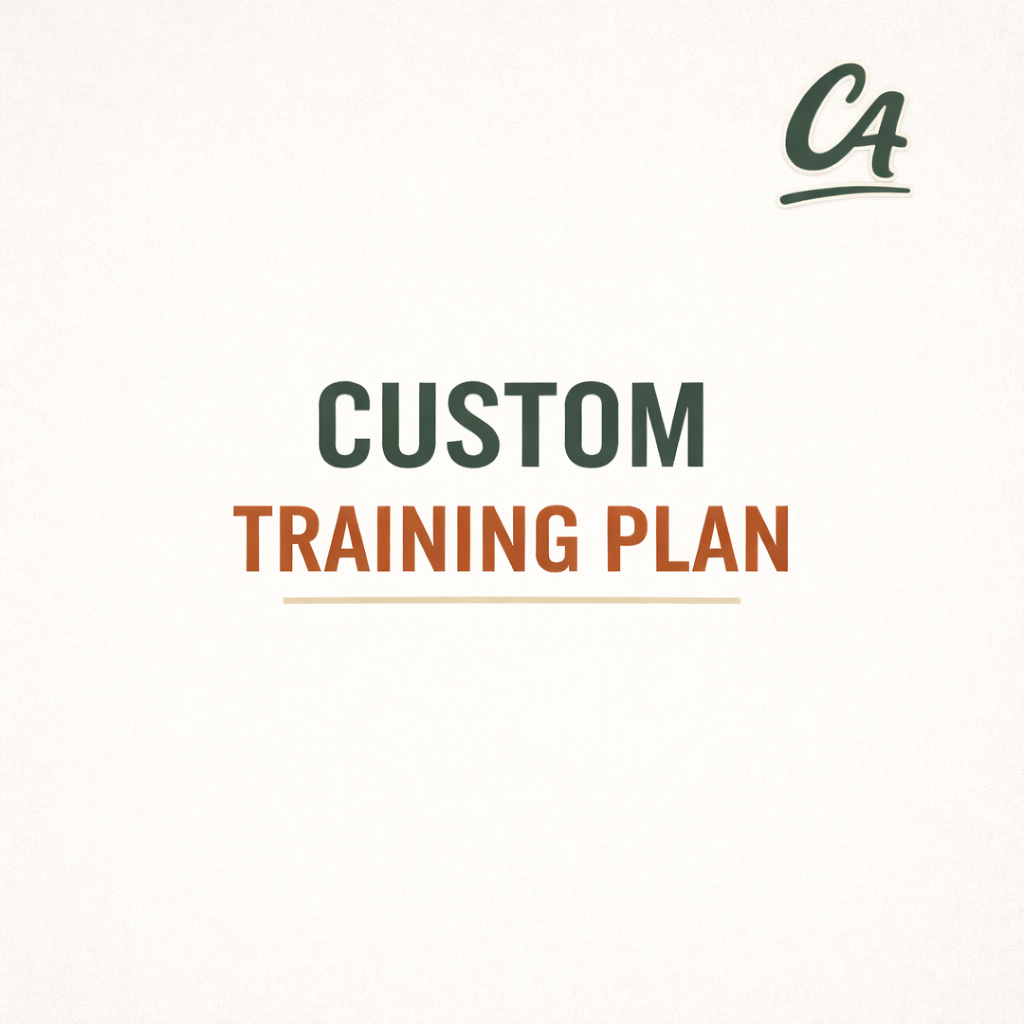 Custom Training Plan